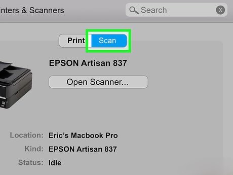 how to scan a document from printer to computer