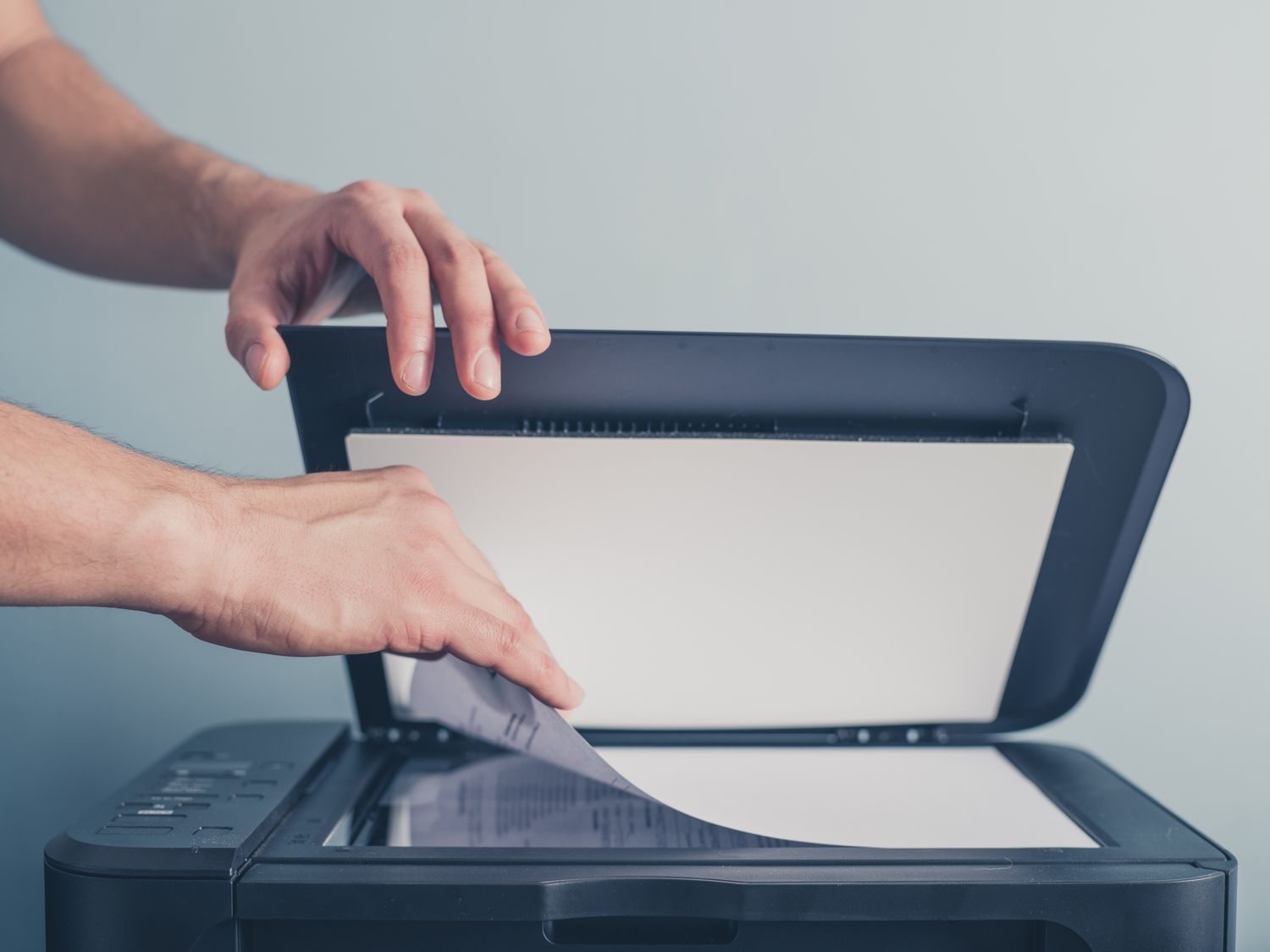 how to scan a document on a printer?